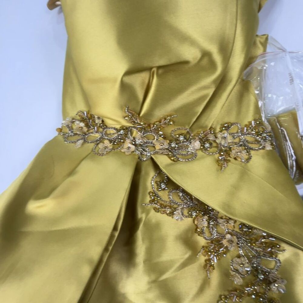 Terani Couture Satin Mother of the Bride Dress - Picture 4 of 7